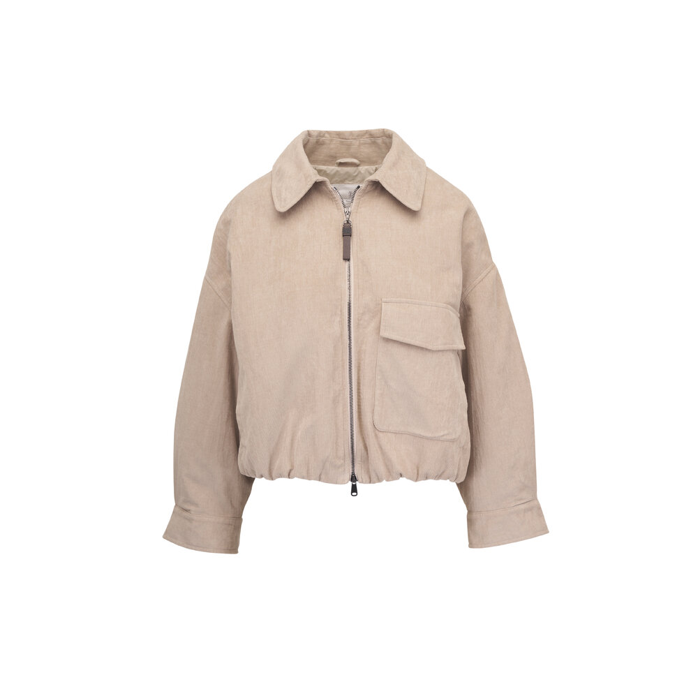 Brunello Cucinelli - Beige Comfort Vintage Corduroy Jacket