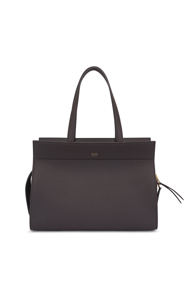 トートバッグ THE ROW Bindle three brown suede bag Bindle Three Bag Beige in Suede – The Row