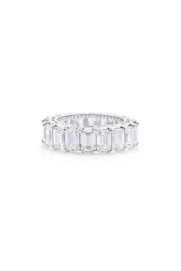 Oscar Heyman - Platinum Diamond Guard Ring 