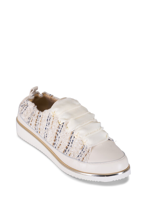 Ron White Novella Multicolor Bouclé Lace-Up Sneaker