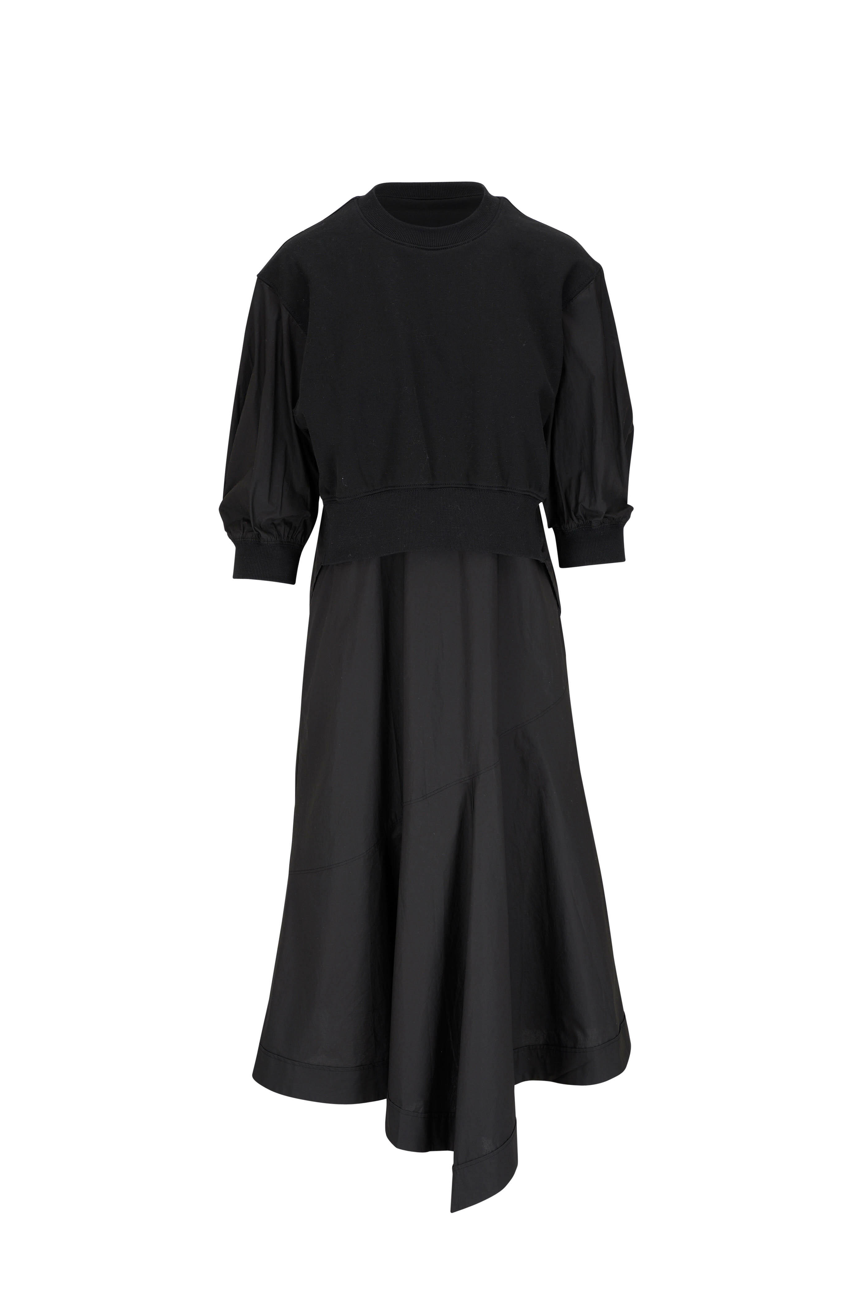 3.1 Phillip Lim - Black Sweatshirt Dress | Mitchell Stores