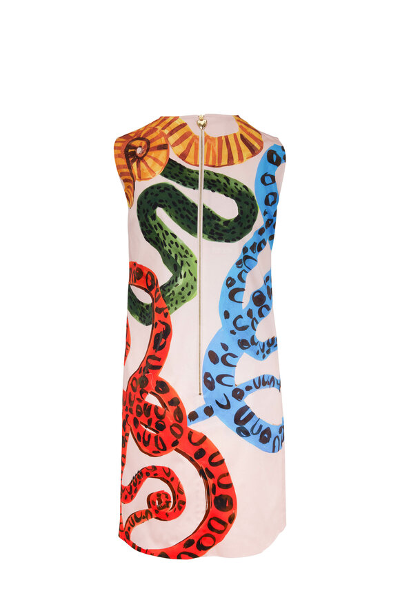 Escada - Dinisa Snake Print Sleeveless Dress