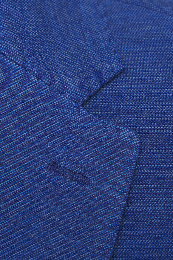 Maurizio Baldassari - French Blue Wool Jersey Sportcoat