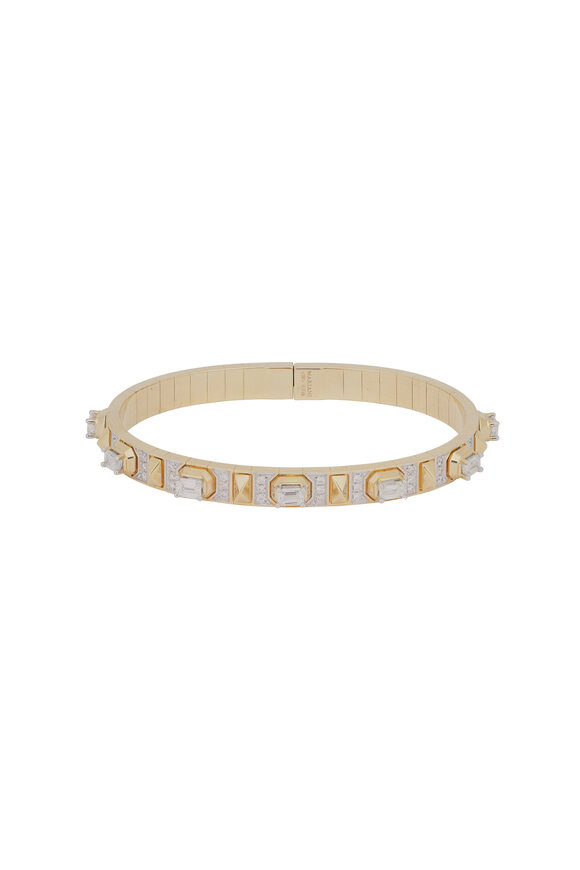 Mariani 18k Yellow Gold Augusta Diamond Bangle