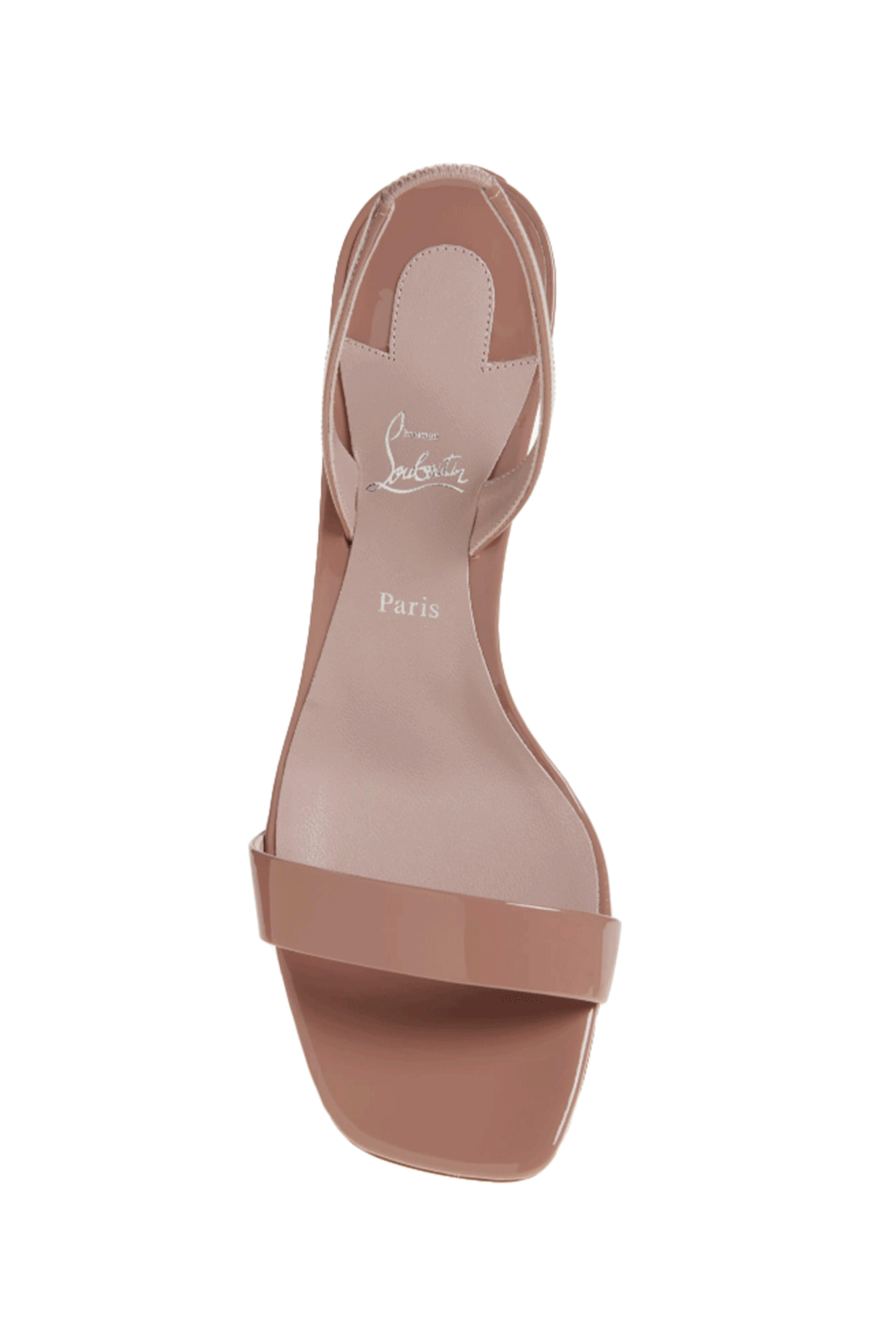 Christian Louboutin - O Condora 85 Vintage Rose Leather Strappy Sandal