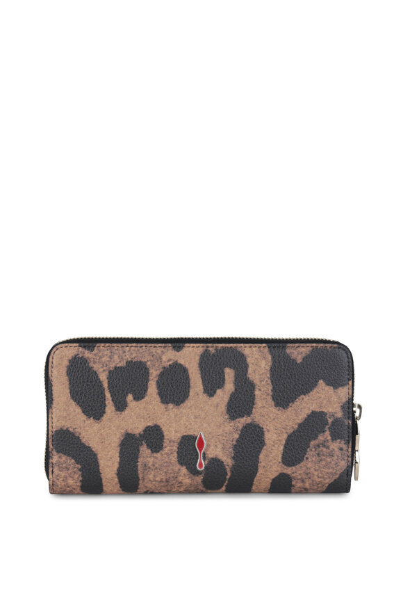 Christian Louboutin - Panettone Leopard Print Leather Wallet 