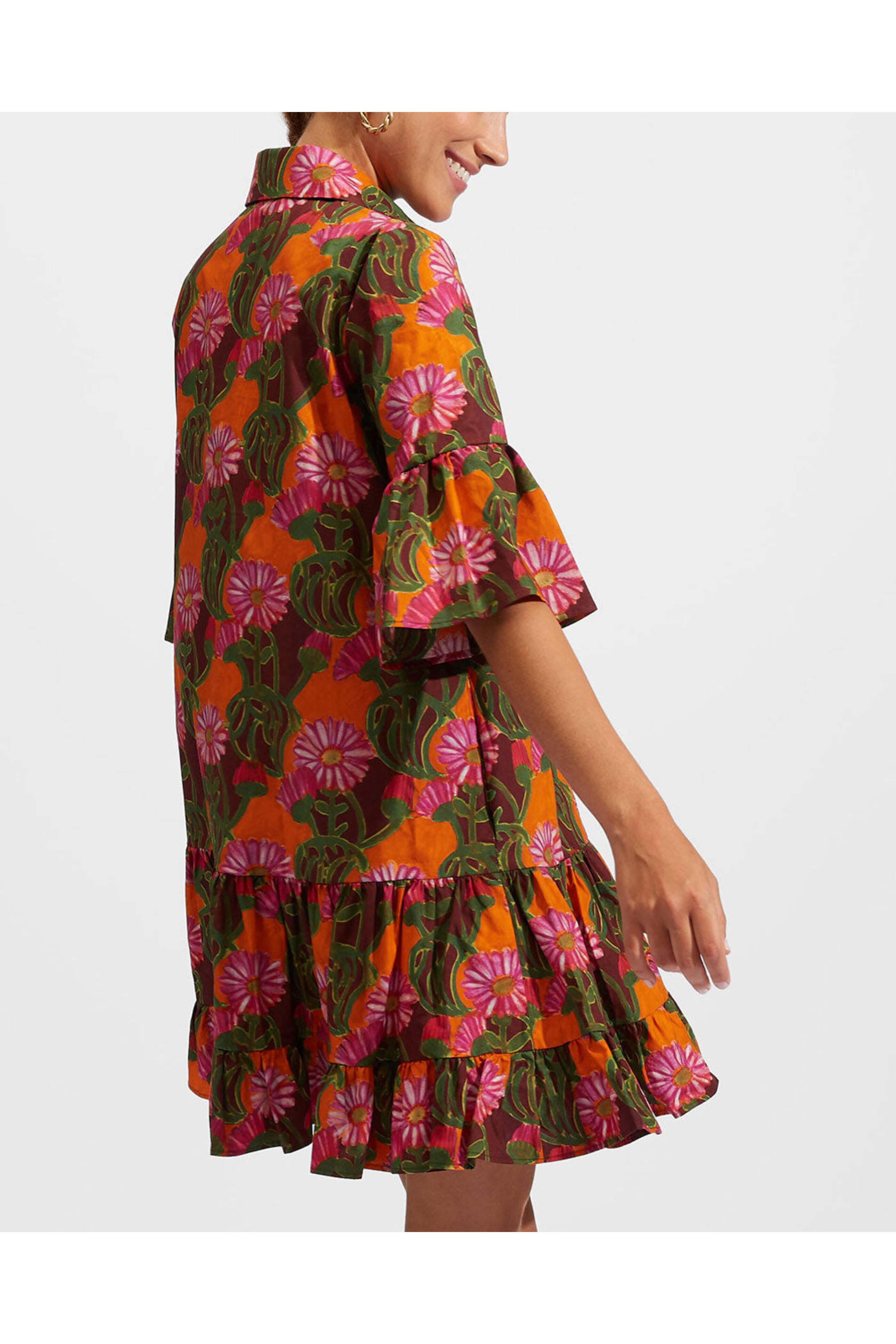 La DoubleJ - Orange Gerber Choux Dress