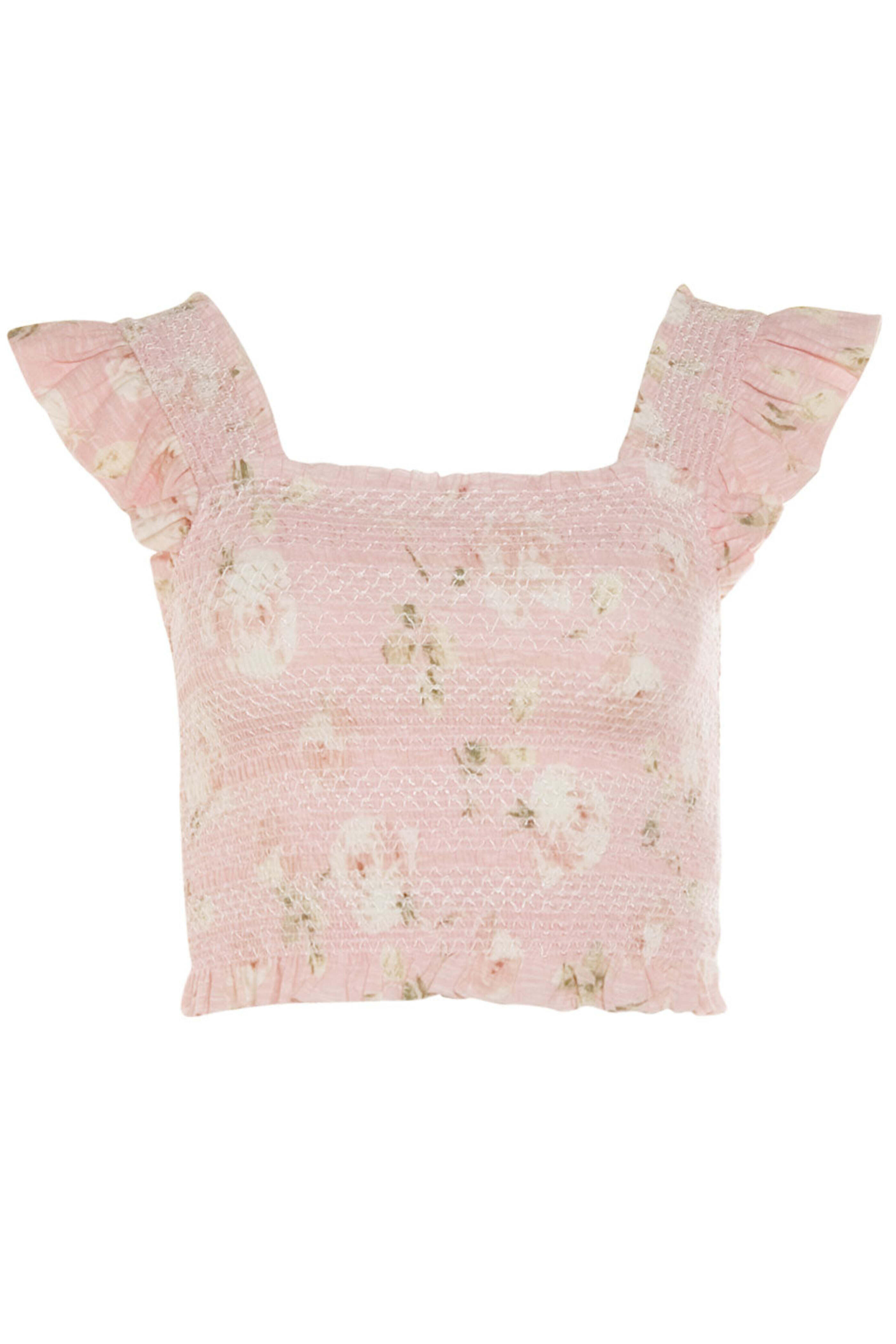 Loveshackfancy - Ballet pink Dallen Top