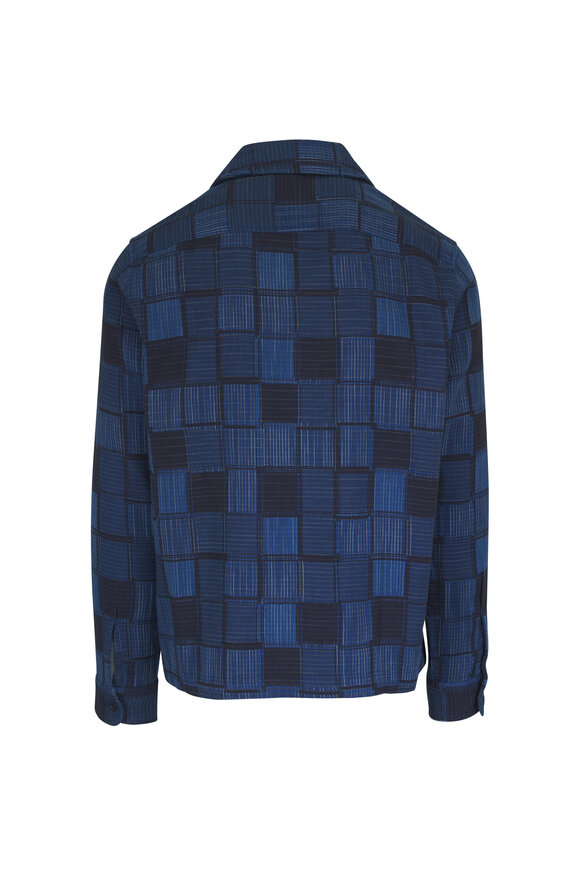 AG Cobalt Cotton Camp Shirt - view 2