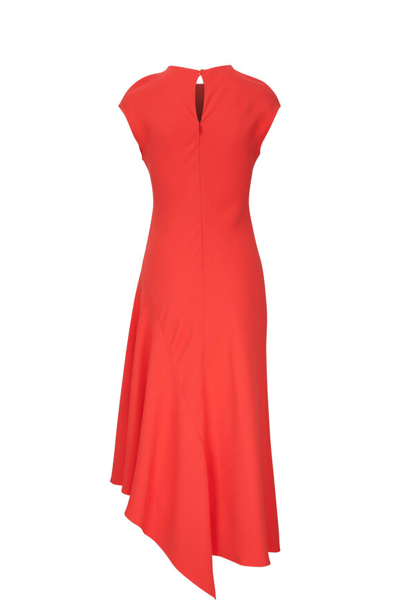 Lafayette 148 New York - Dayglow Asymmetric Cap Sleeve Dress