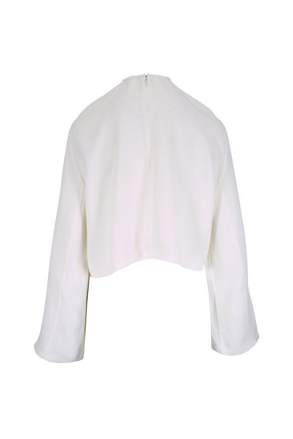 Totême Macadamia Sablé Cropped Blouse - view 3