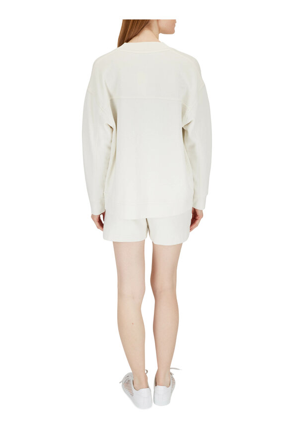 Vince - Bone French Terry Oversize Cardigan