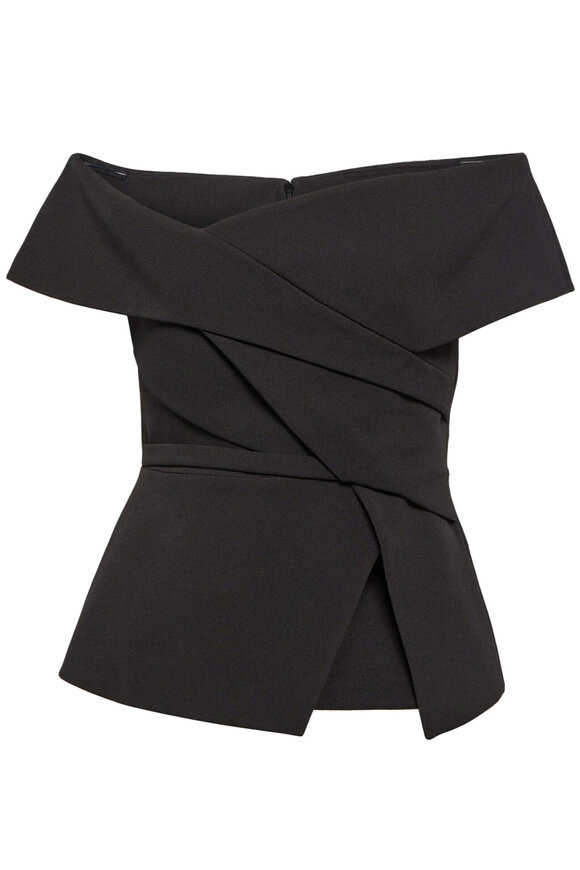 Safiyaa Black Eimear Top