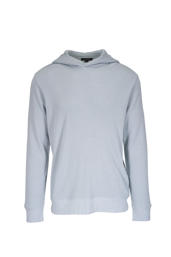 トップス 1LDKselect-afterwinter White sweat Vince - Arctic White Sueded Jersey Popover Hoodie
