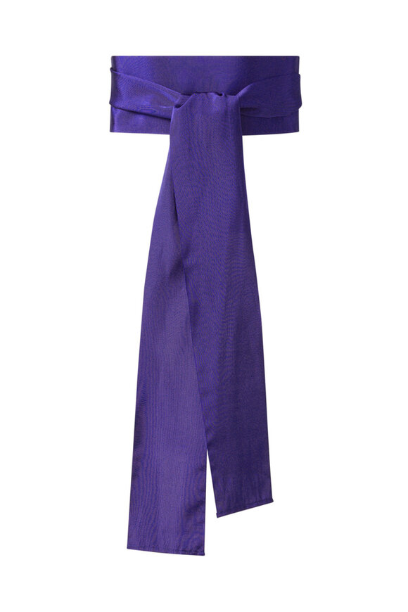 Sara Roka Purple Grosgrain Belt