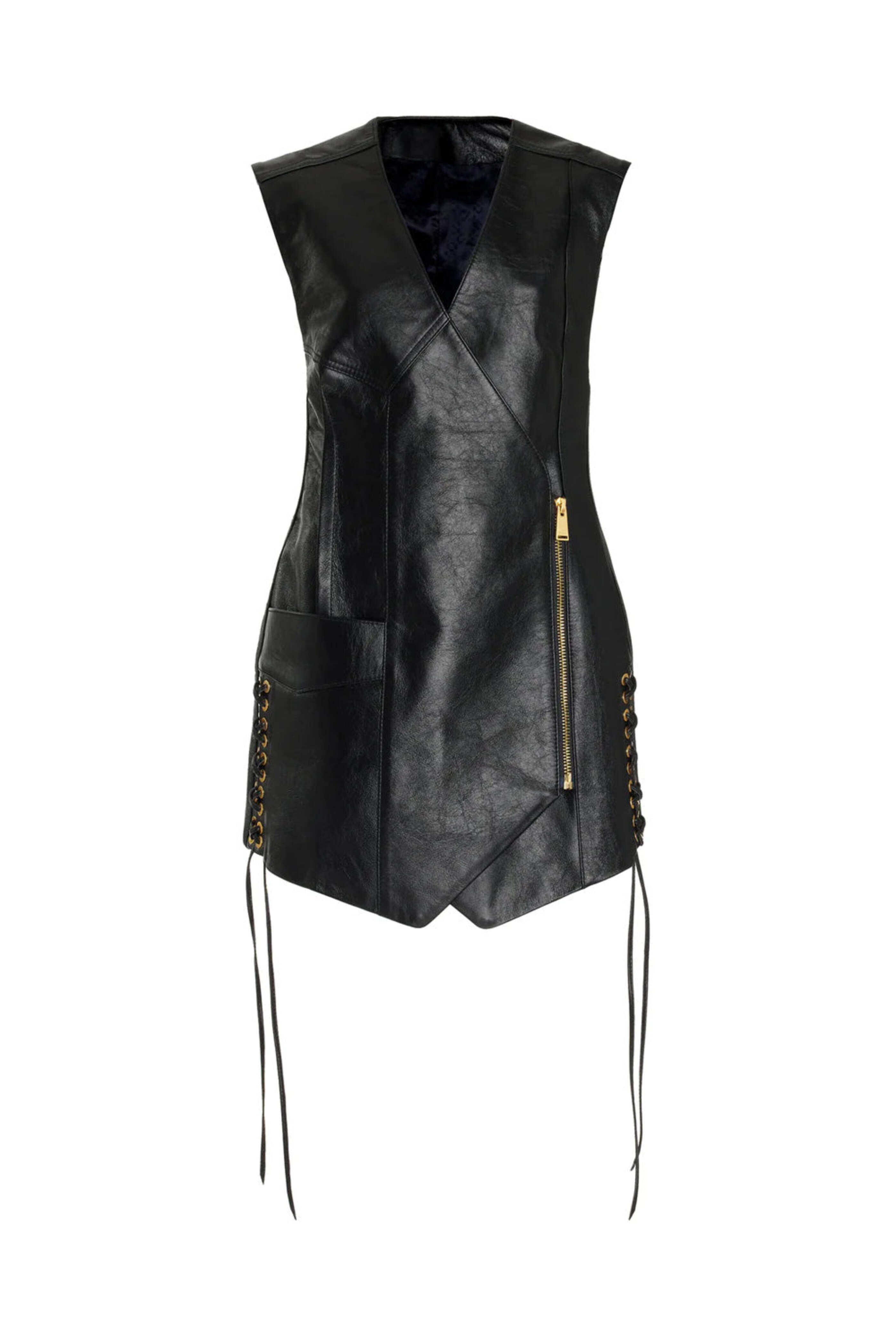 black mini vest dress ASOS Design - Halter 2 in 1 Vest Mini Dress - Women - Polyester/Elastane - 2 US