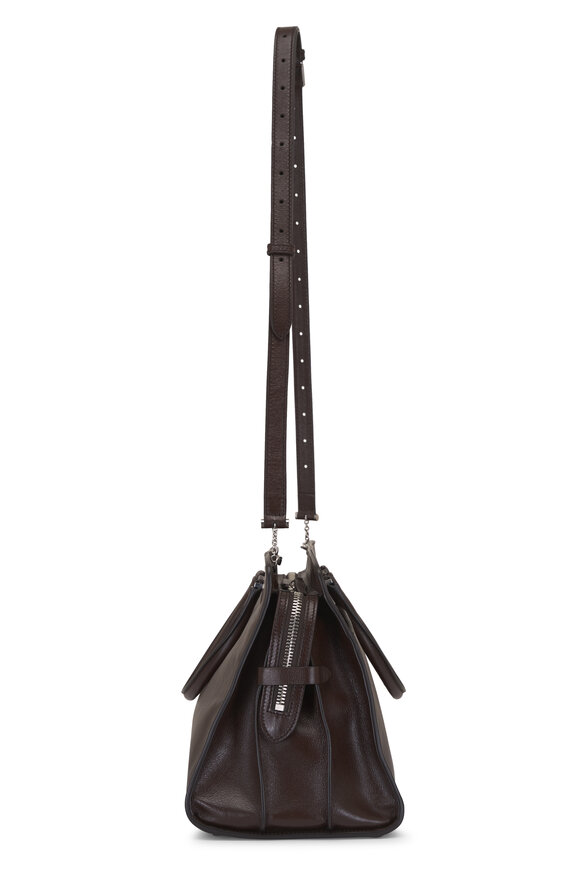 Métier Private Eye Walnut Leather Handbag - view 3