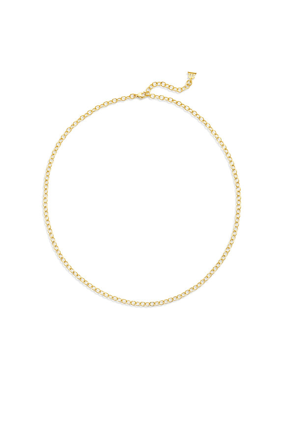 Temple St. Clair - 18K Yellow Gold X-Small Oval Link Chain