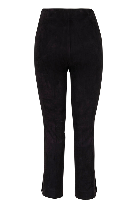 Vince Black Suede Cropped Legging - view 2