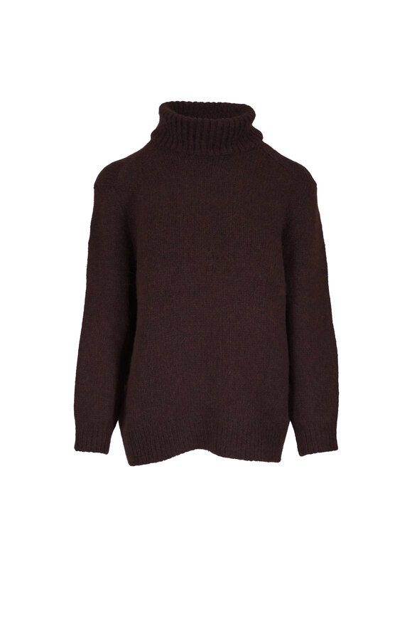 Dorothee Schumacher Urban Favorites Chocolate Turtleneck Sweater