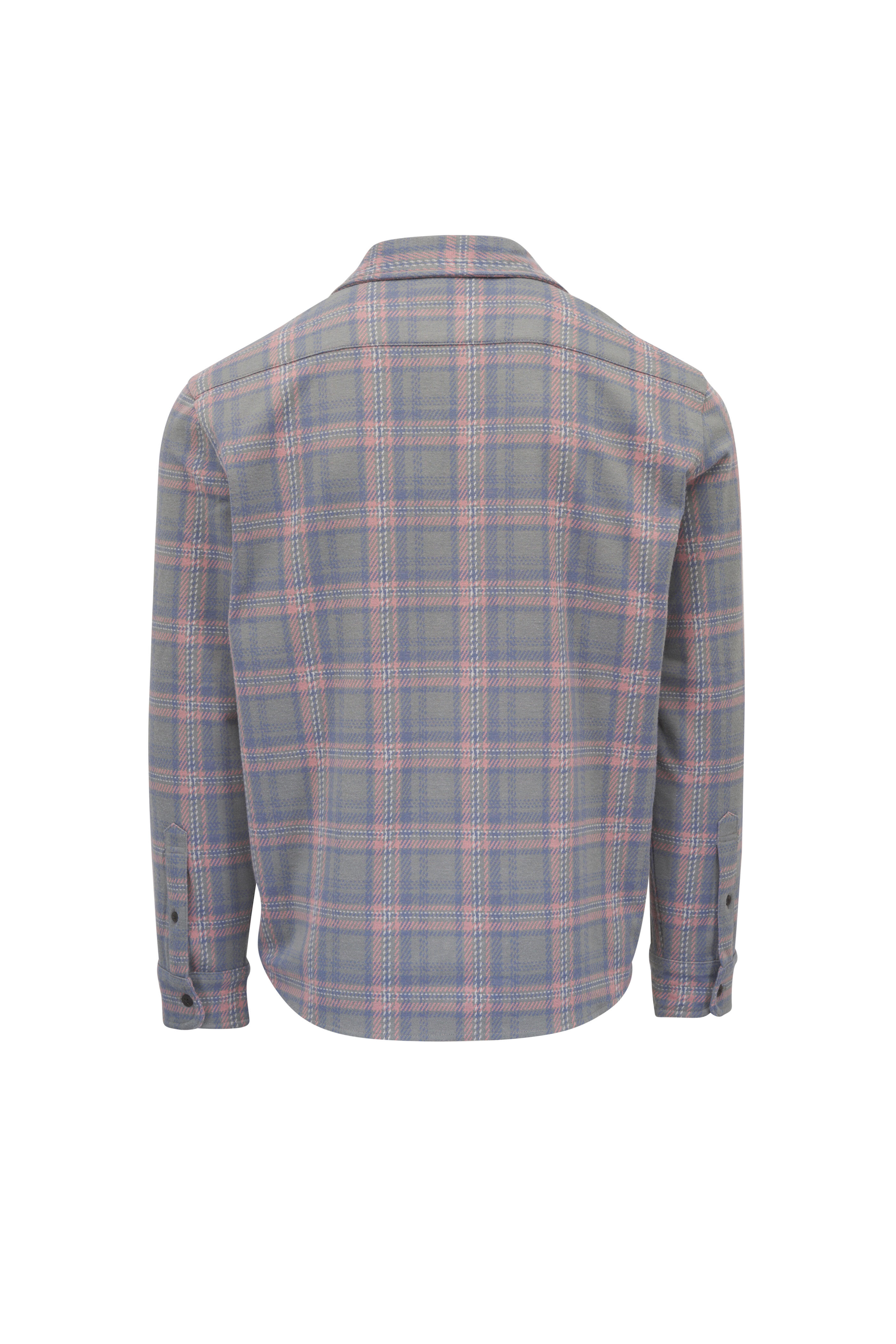 Faherty Brand - Legend™ Forest Rose Plaid Sweater Shirt