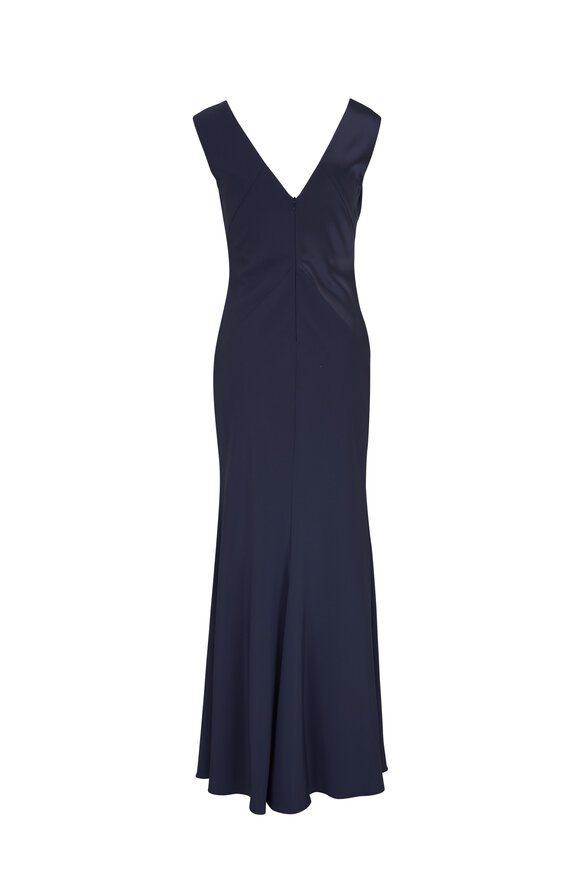 Kiton - Sapphire V-Neck Gown 