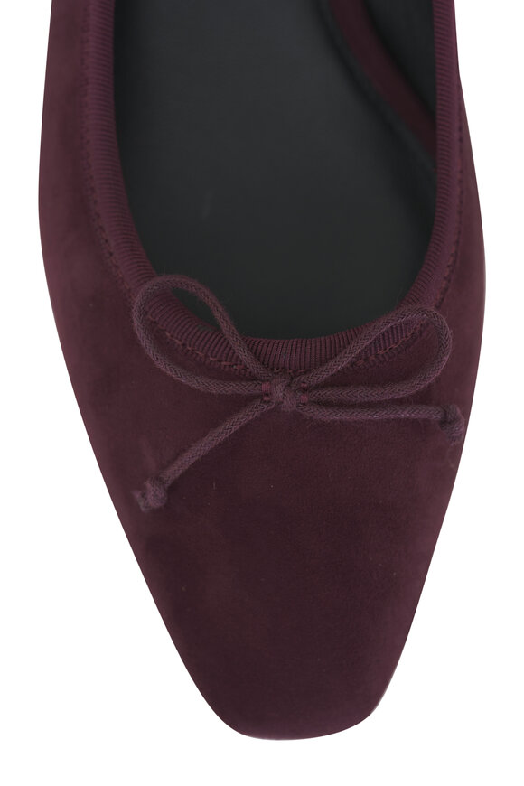 Veronica Beard - Cecile Acai Suede Ballet Pump, 30mm