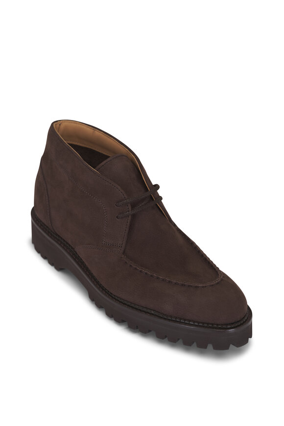 John Lobb Field Hilly Brown Nubuck Boot