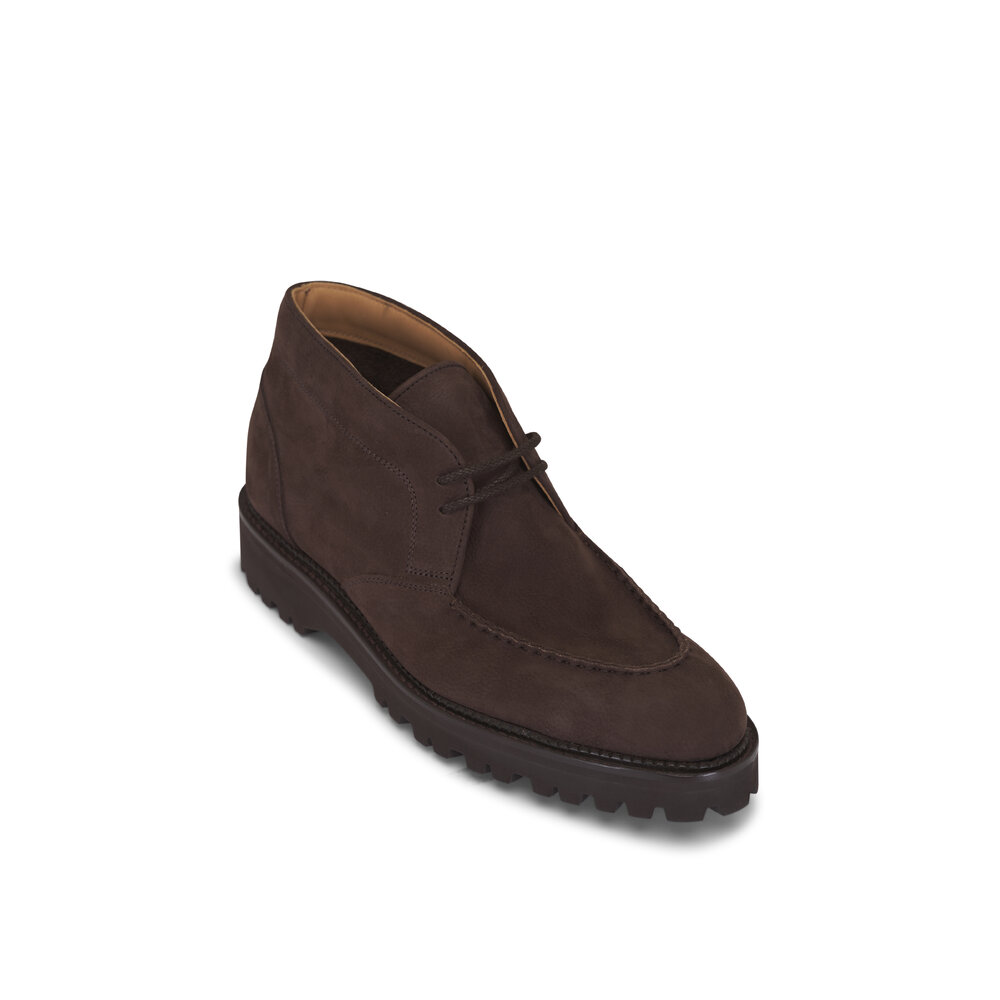 JOHN LOBB Field Nubuck Leather Chukka Boots in Bruinn Size 9 E US 10 $2200 John Lobb Men main image 3