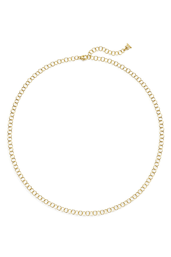 Temple St. Clair - Karina Yellow Gold Aquamarine Necklace