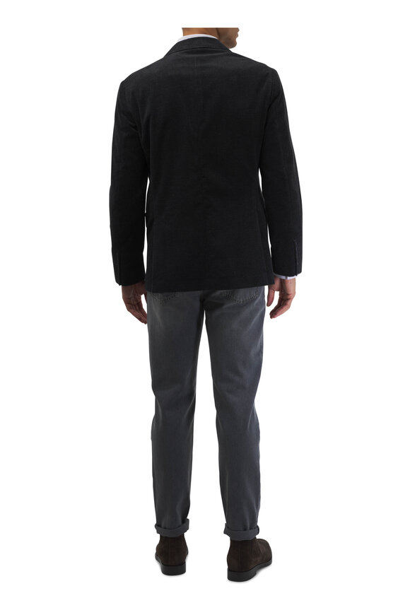 Brunello Cucinelli - Charcoal Gray Cotton & Cashmere Corduroy Sportcoat