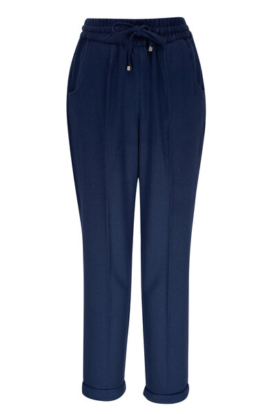 InWear Marine Blue Navy Zella Trousers, 30103749 – Ruby 67 Boutique