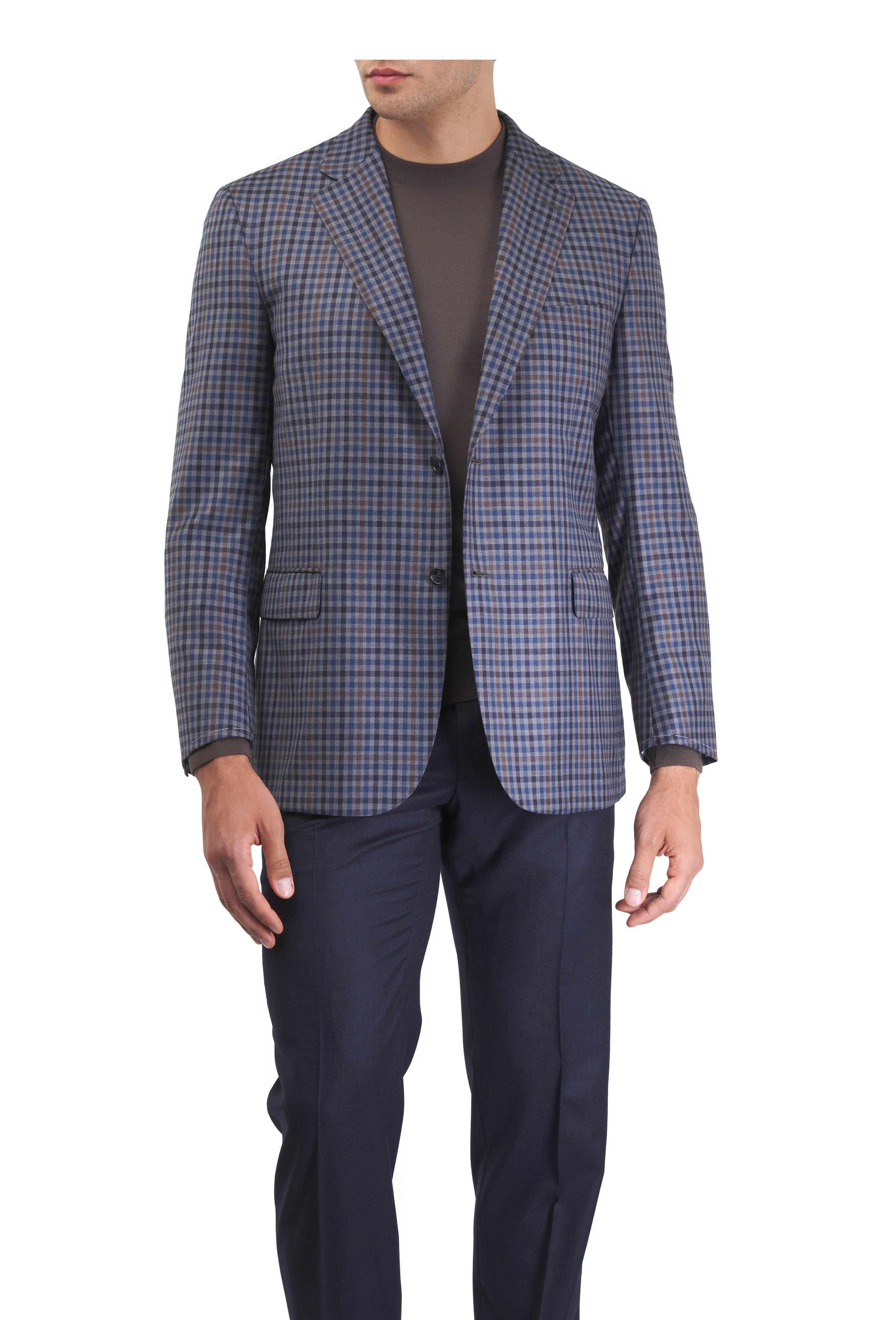 Brioni - Dark Brown Wool Crewneck Sweater