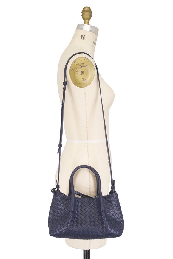 Bottega Veneta Small Pinacoteca Petroleum Glacial Shoulder Bag - view 6