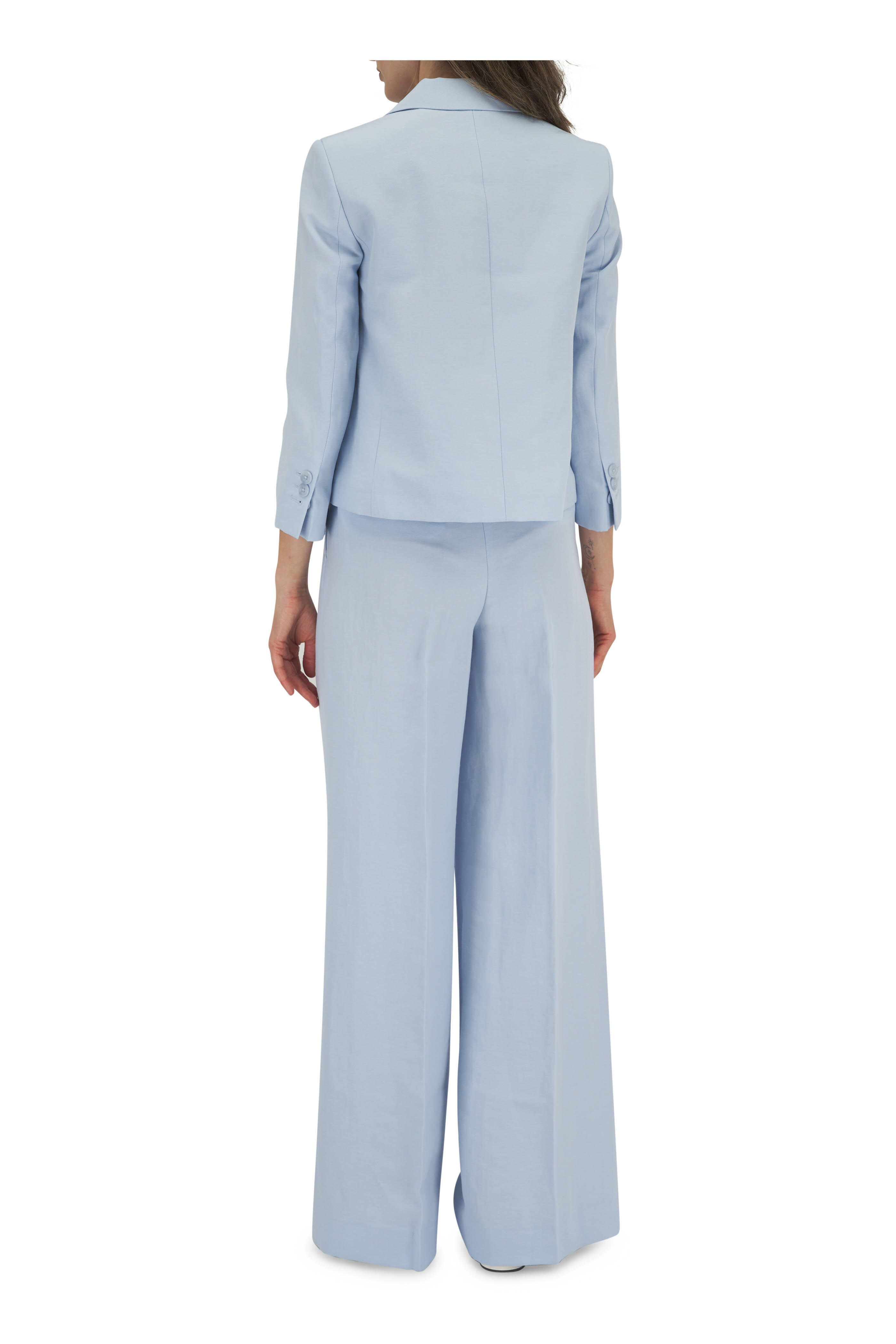 Dorothee Schumacher - Summer Cruise Soft Blue Crop Jacket