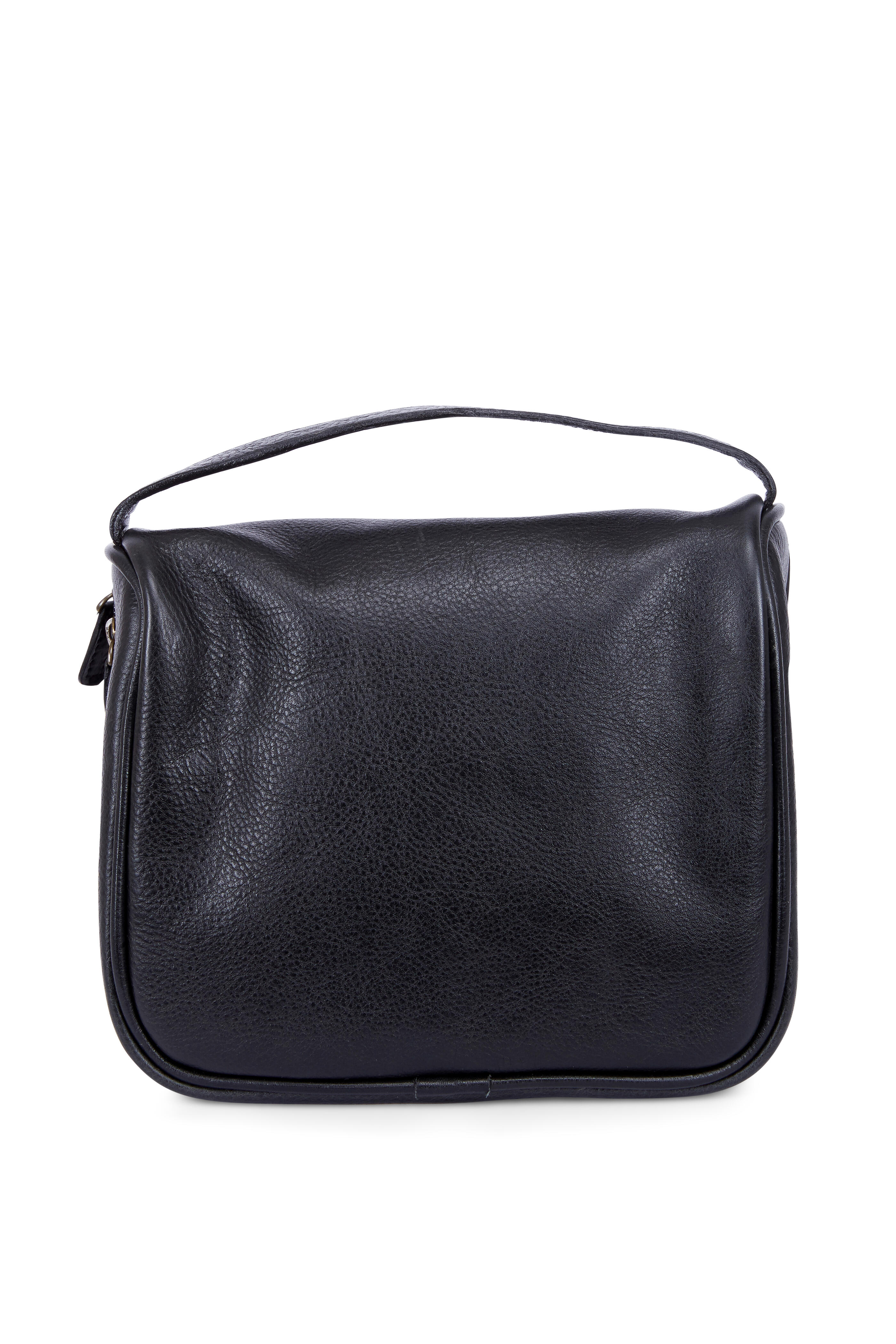 Moore & Giles Donald Titan Milled Gunmetal Dopp Kit