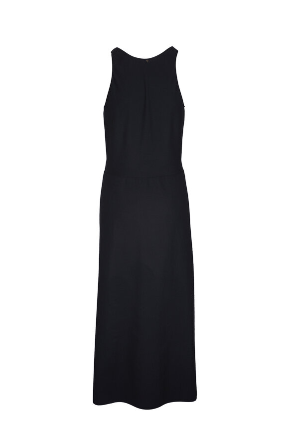 Peter Cohen - Chap Black Cashmere Challis Dress