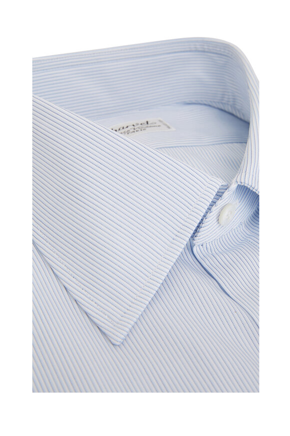 Charvet - Light Blue Stripe Cotton Dress Shirt