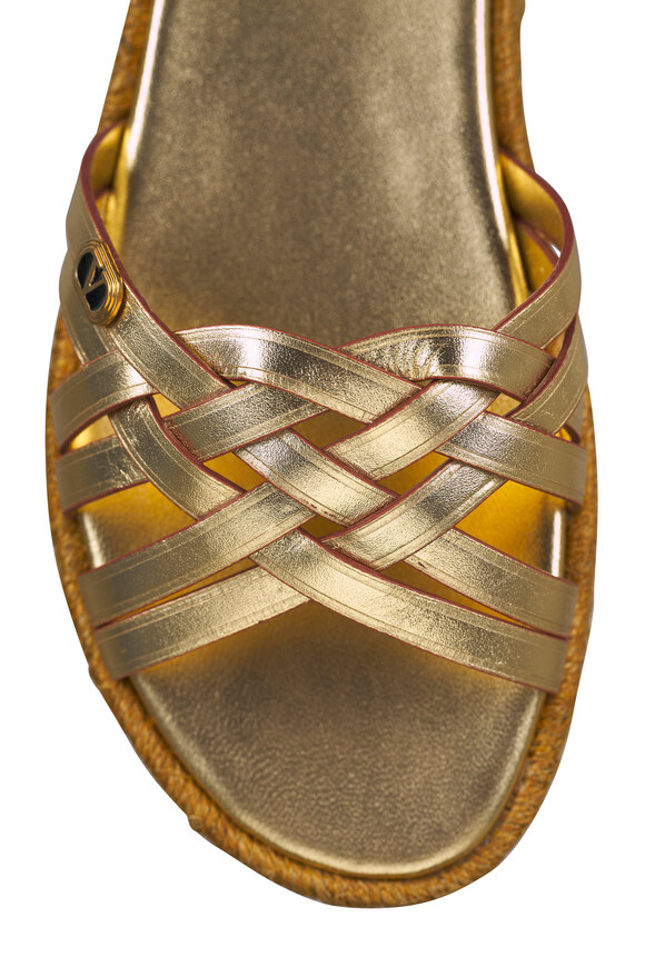 Valentino Garavani BriBri Antique Brass Espadrille - view 5
