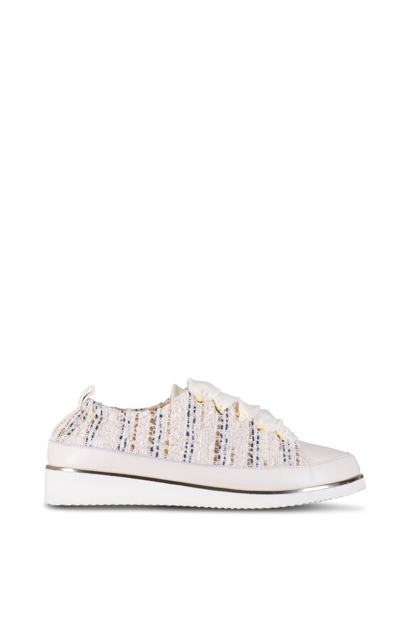 Ron White - Novella Multicolor Bouclé Lace-Up Sneaker