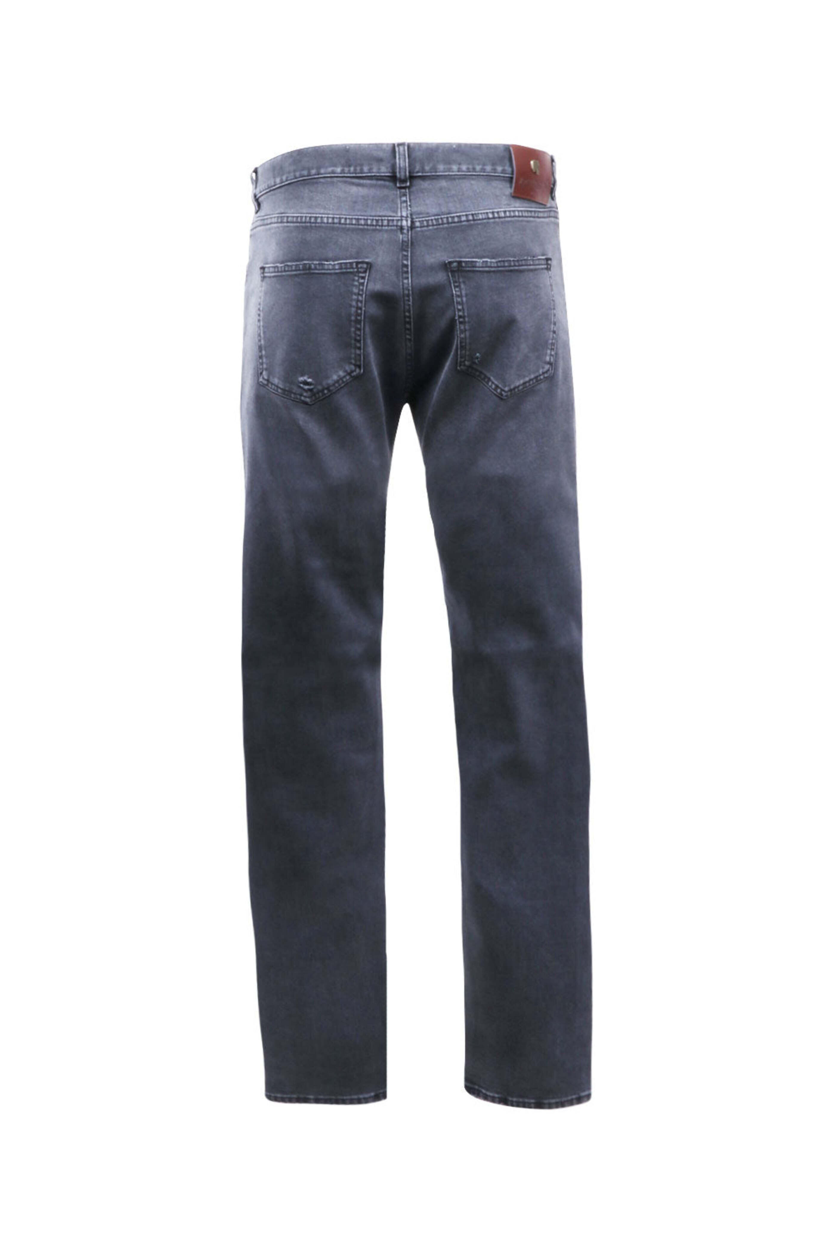 Marco Pescarolo - Dark Gray Bull Denim Five Pocket Pant