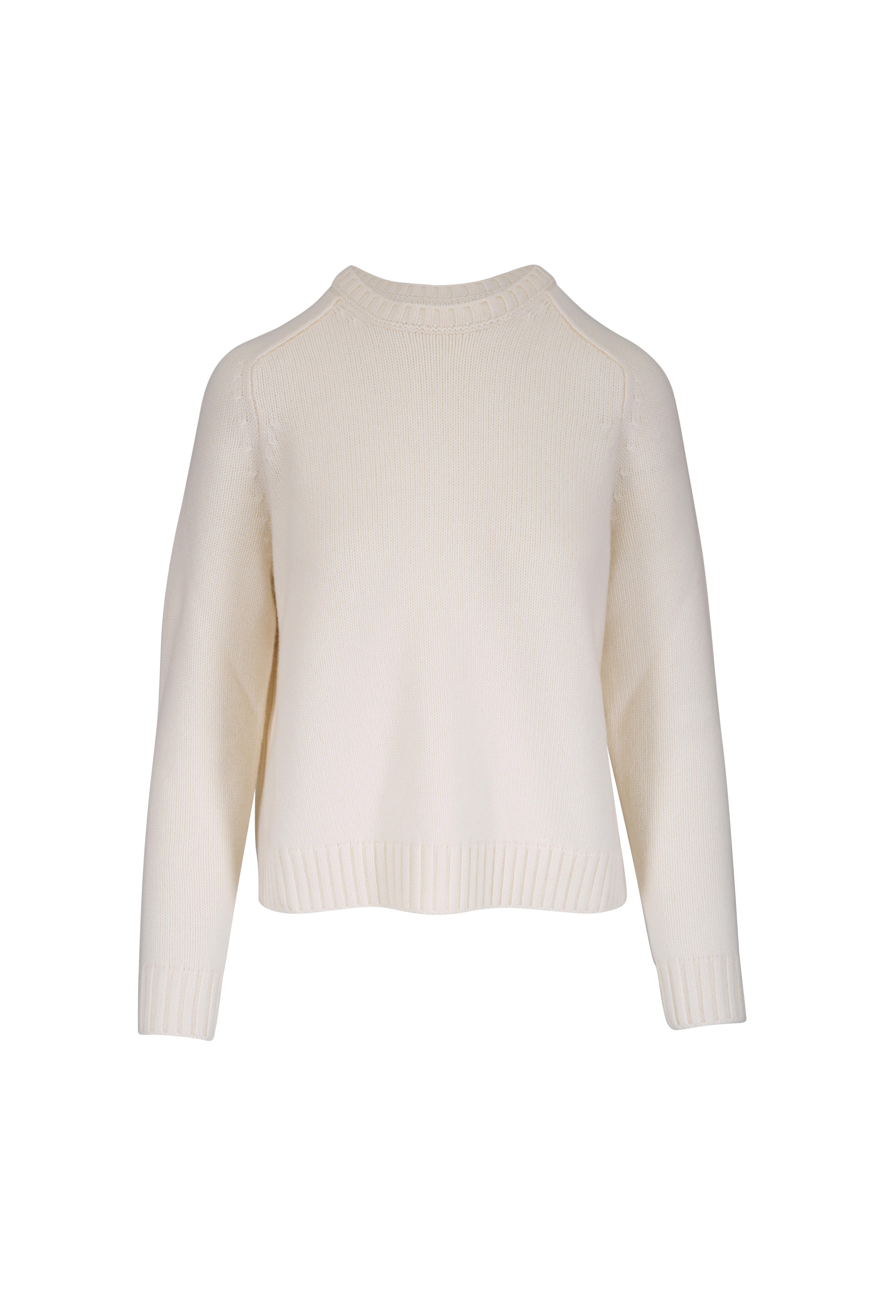 Loro Piana - Parksville Cream Cashmere Sweater | Mitchell Stores