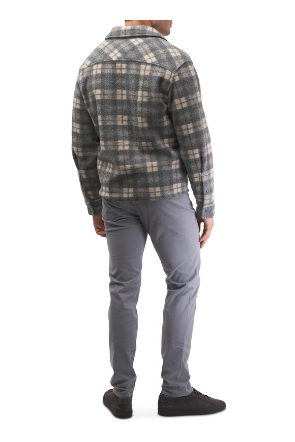 Barmas Dean Gray Cotton Twill Five Pocket Pant - view 3