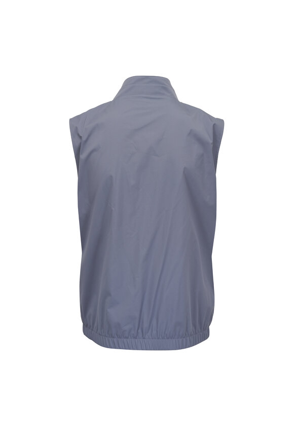 Loro Piana Windwish Cloud Blue Reversible Vest - view 2