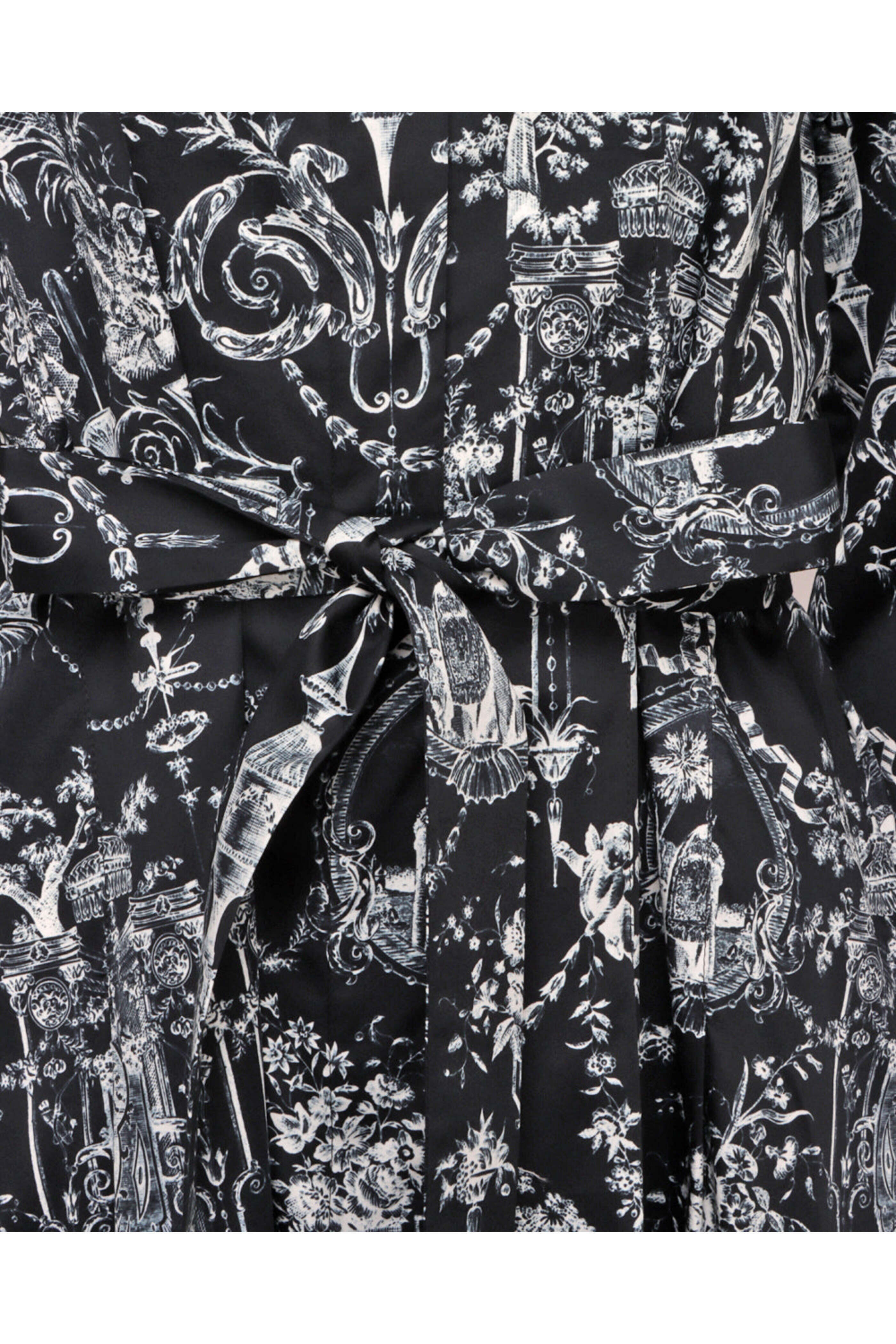 Rani Arabella - Black Toile Midi Shirtdress