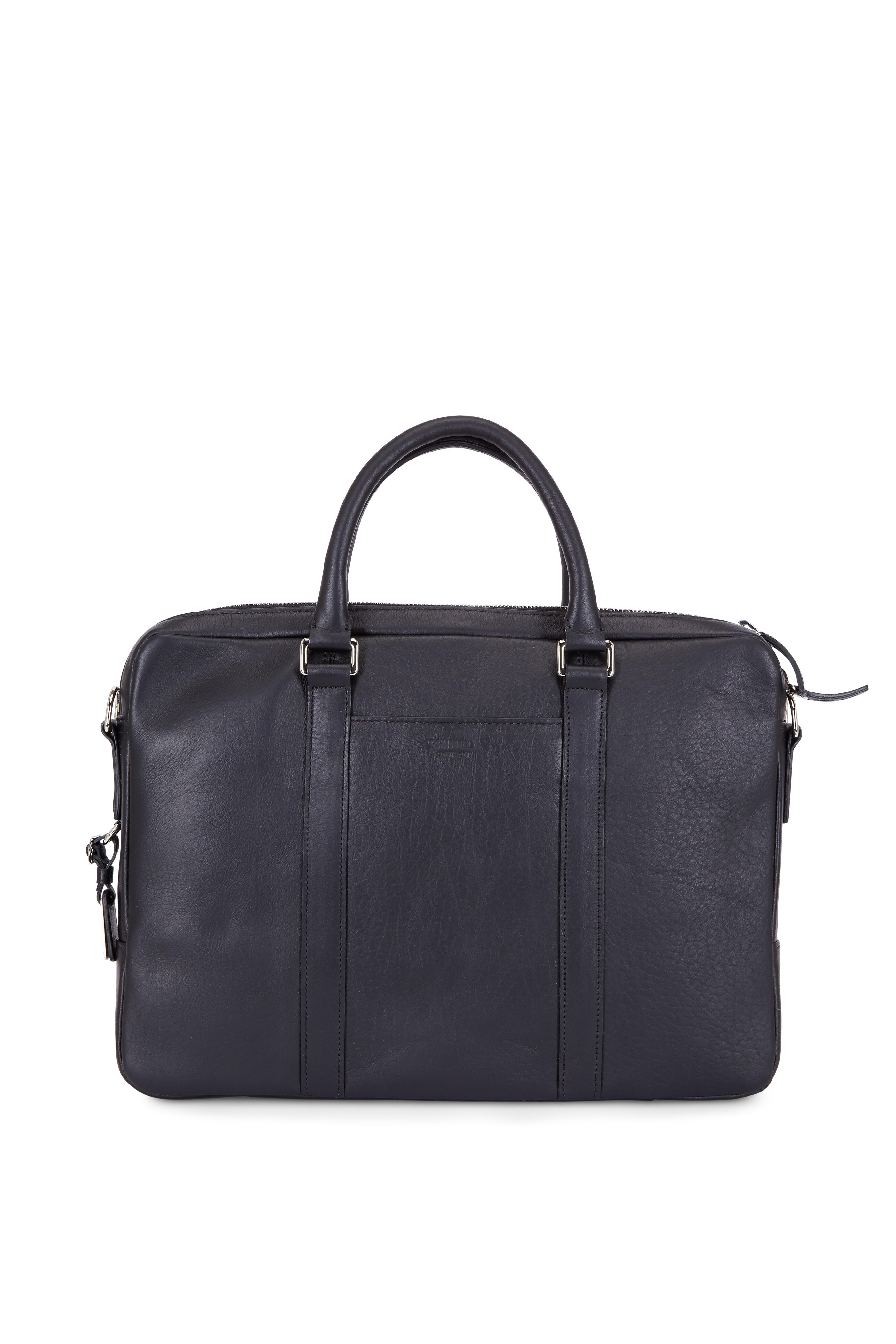 Shinola Black Leather Computer Briefcase Mitchell Stores