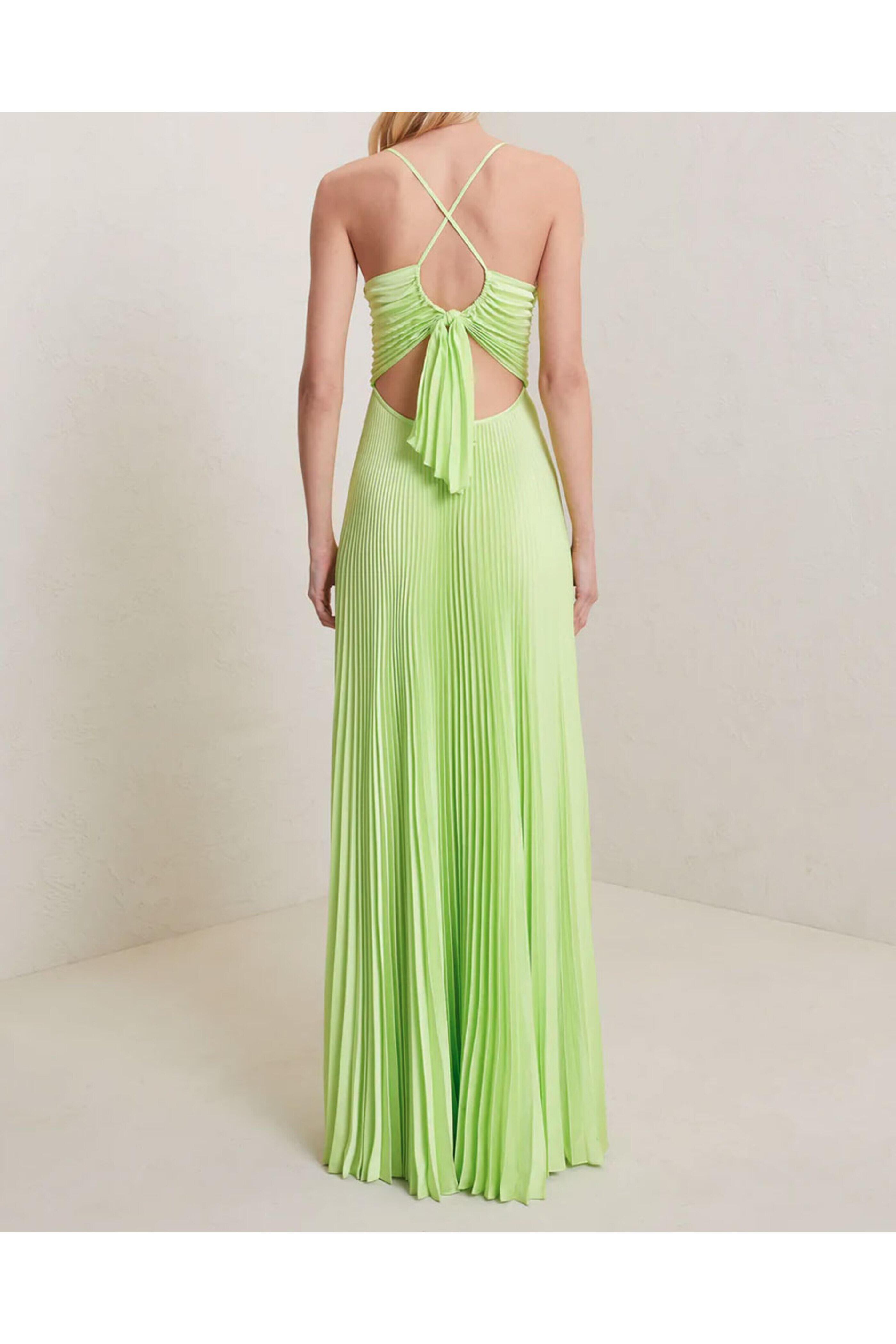 A.L.C. - Green Kick Aries Dress