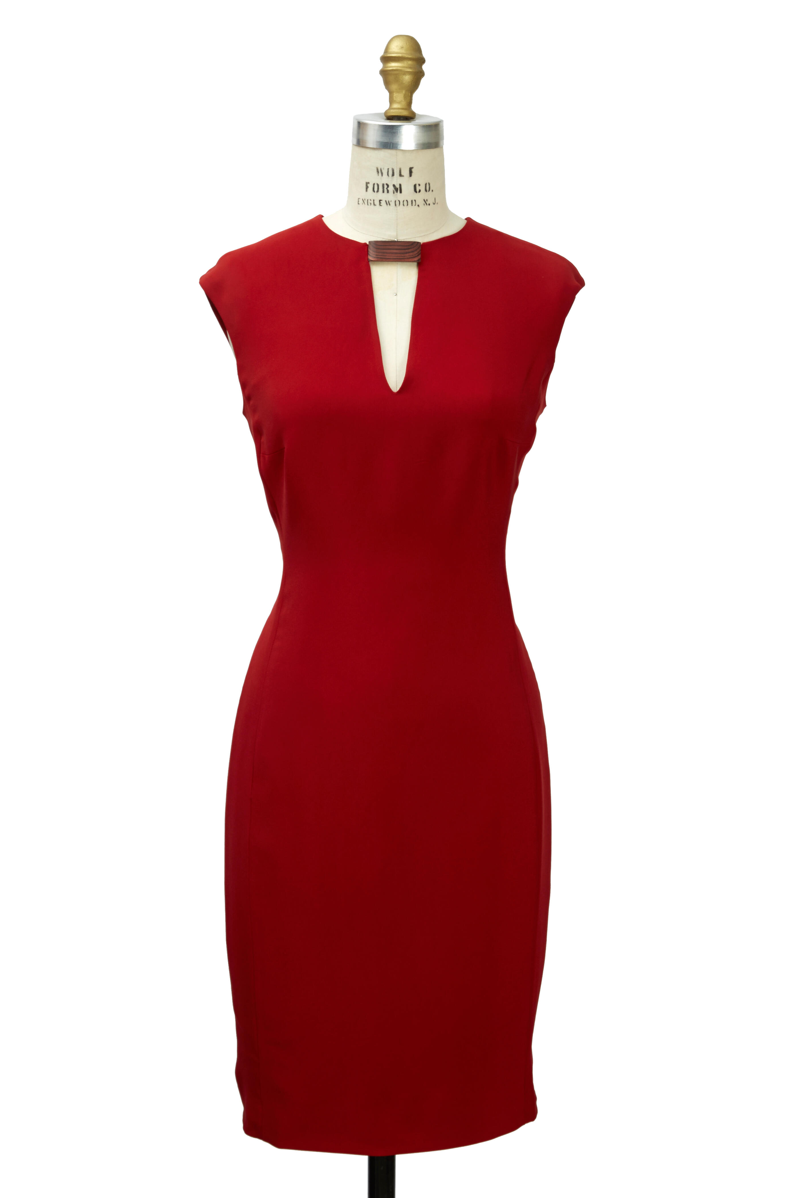 Ralph Lauren - Nichole Red Cady Dress