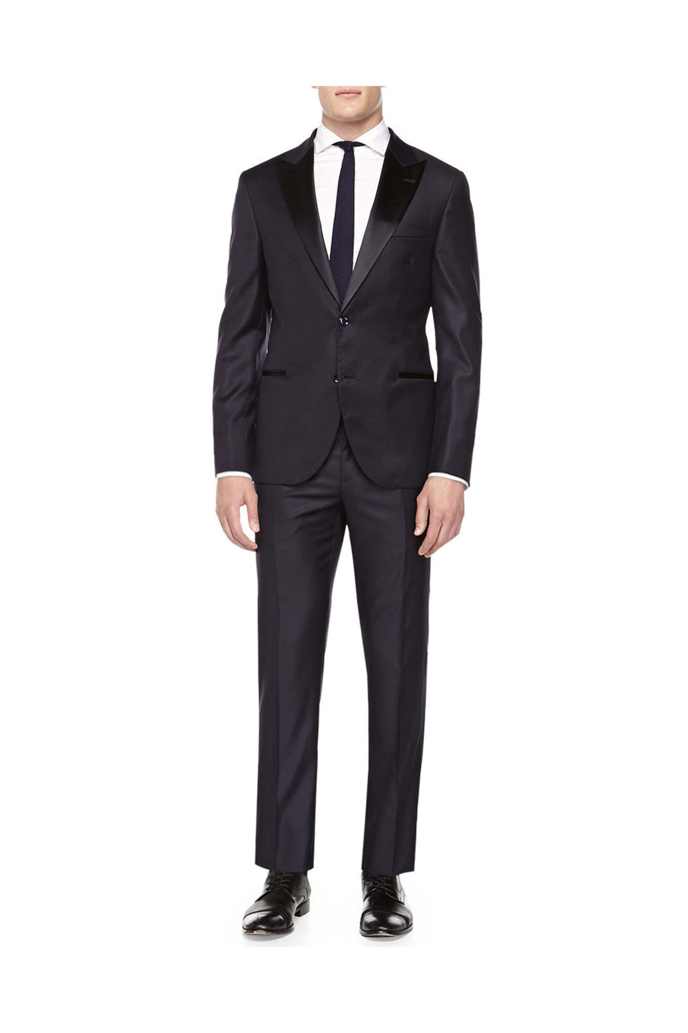 Brunello Cucinelli - Navy Peak Lapel Tuxedo