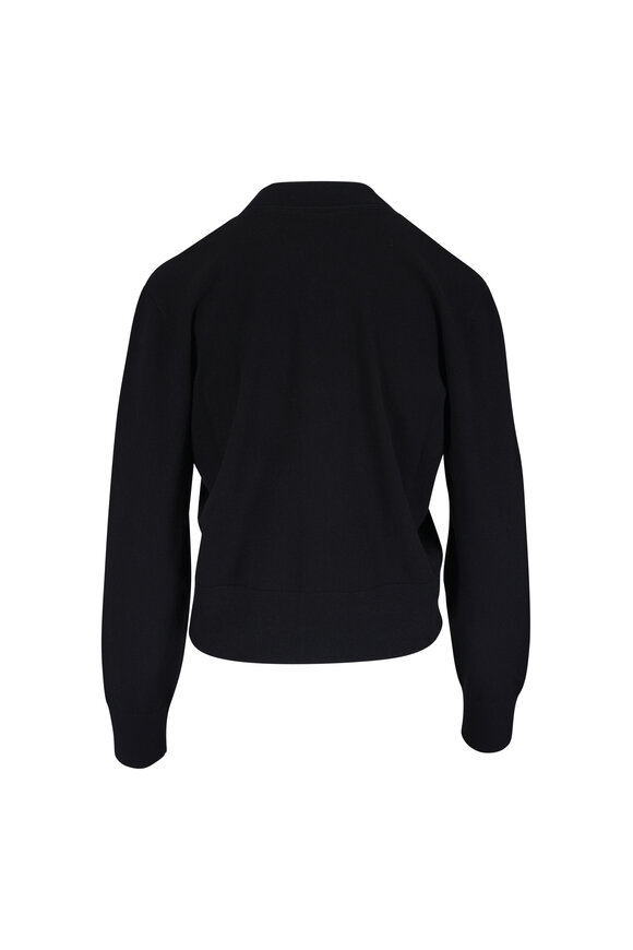 Michael Kors Collection Black Cashmere Cardigan - view 3